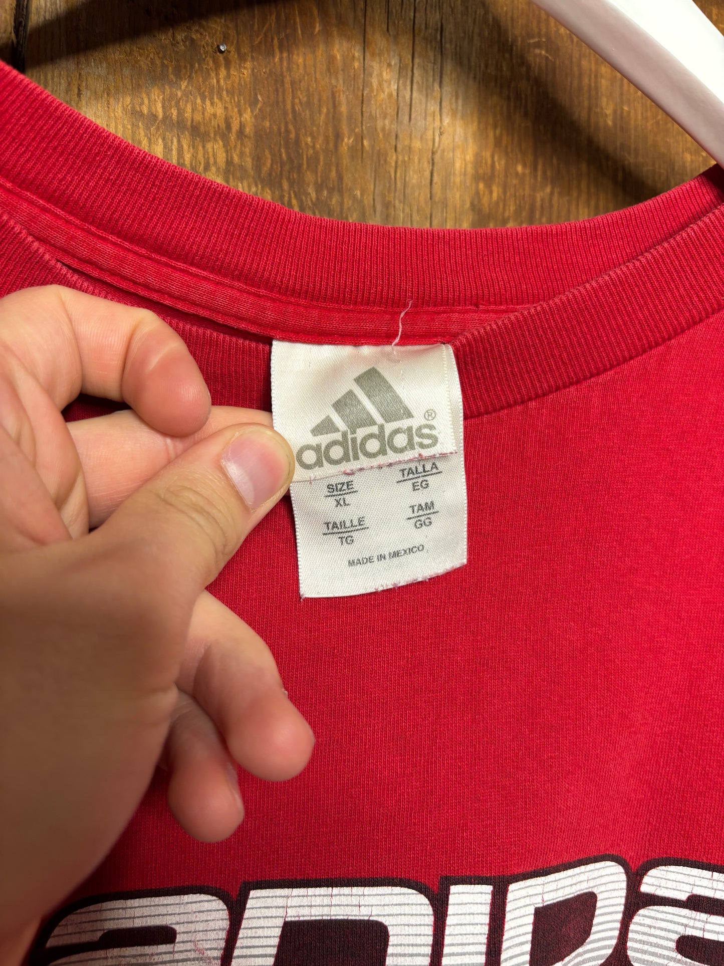 vtg Adidas Spellout Logo XL
