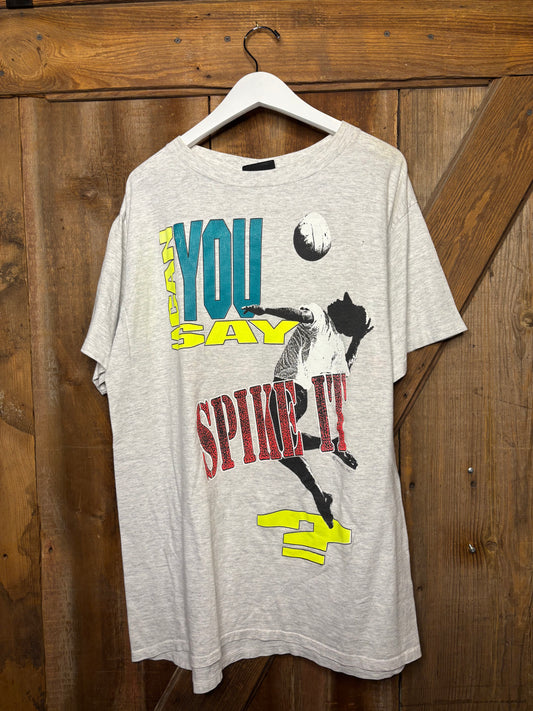 vtg "spike it" volleyball XL