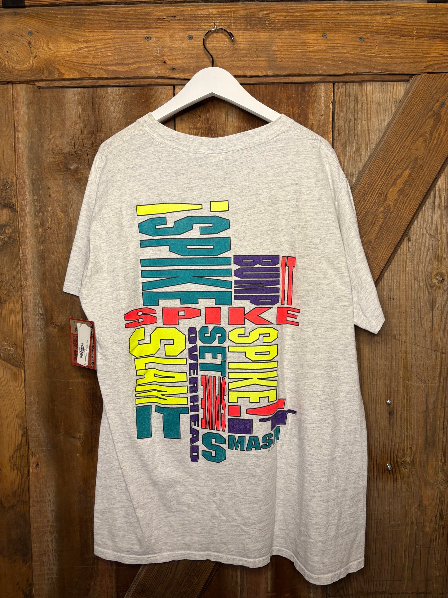 vtg "spike it" volleyball XL