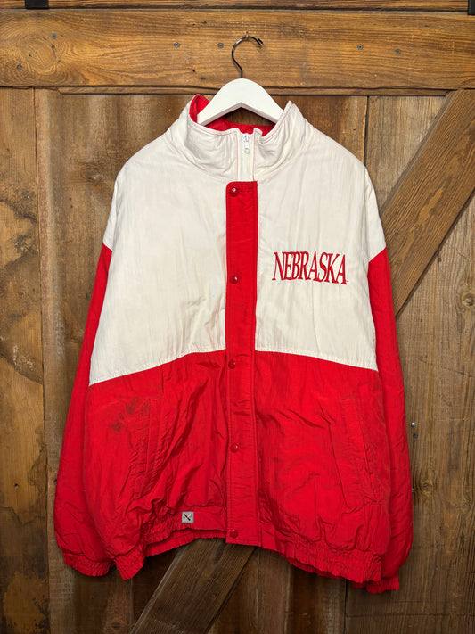 vtg Nebraska Puffer Coat