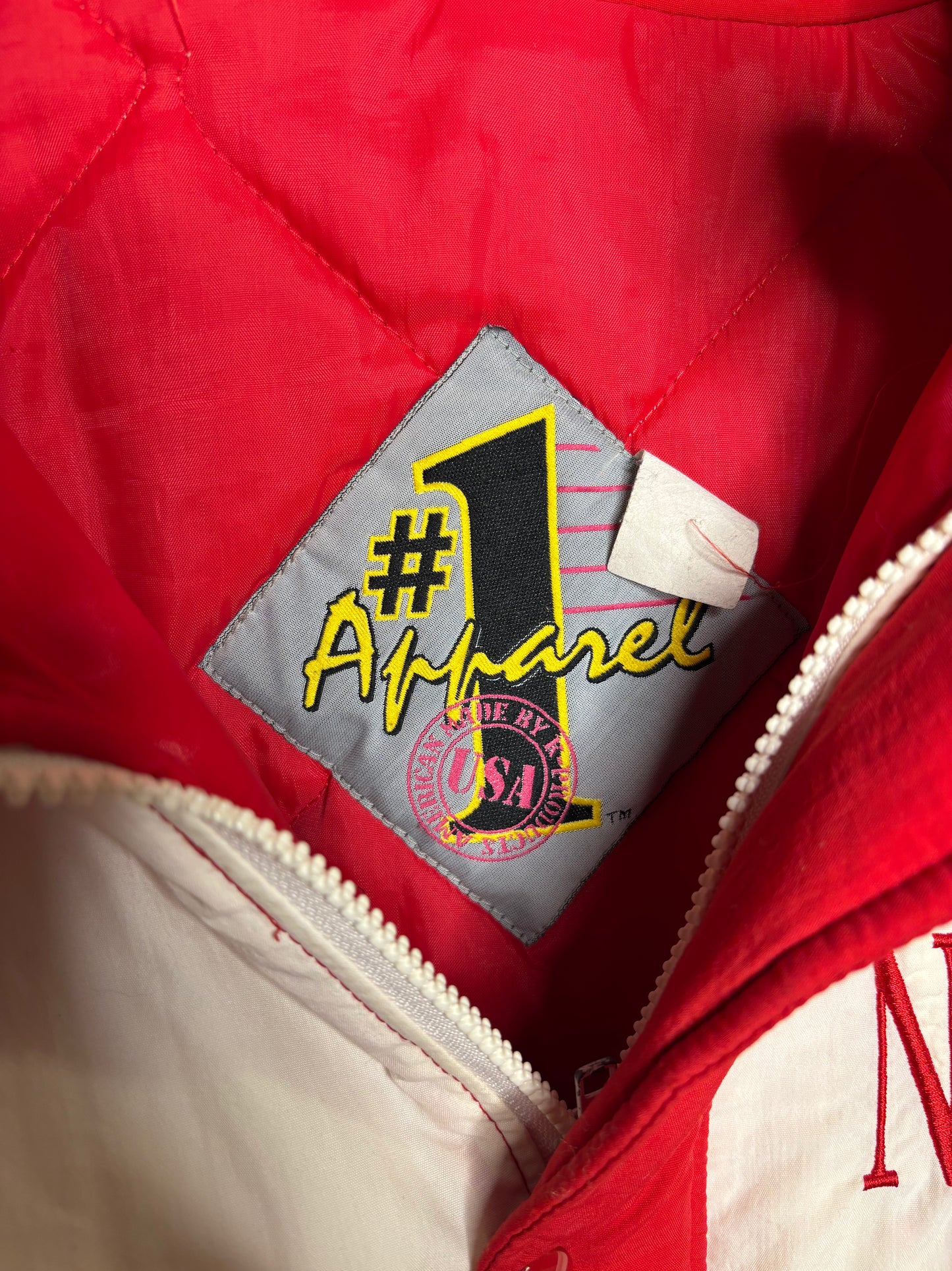vtg Nebraska Puffer Coat