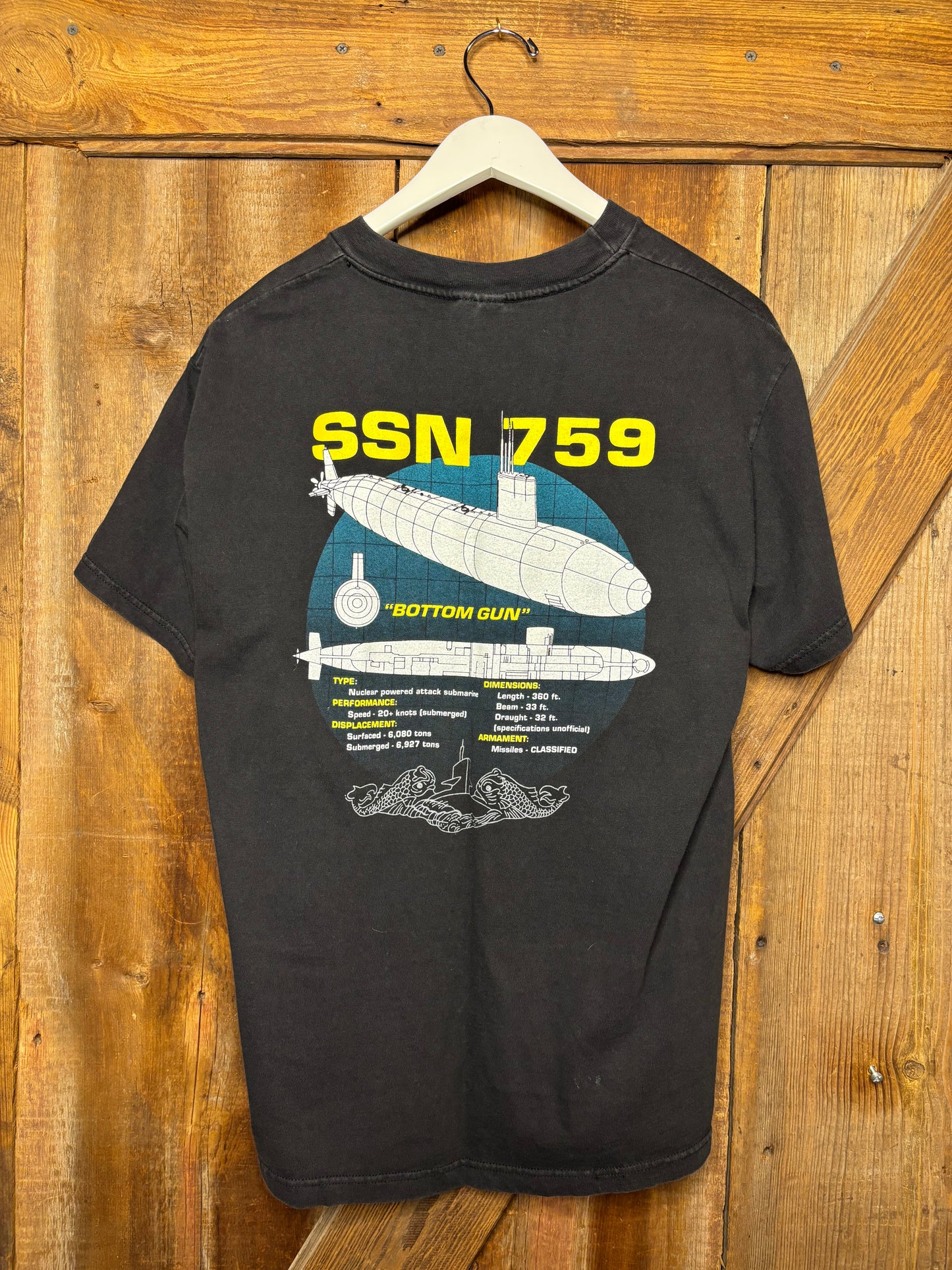 1990s SSN 759 Sub Blueprint