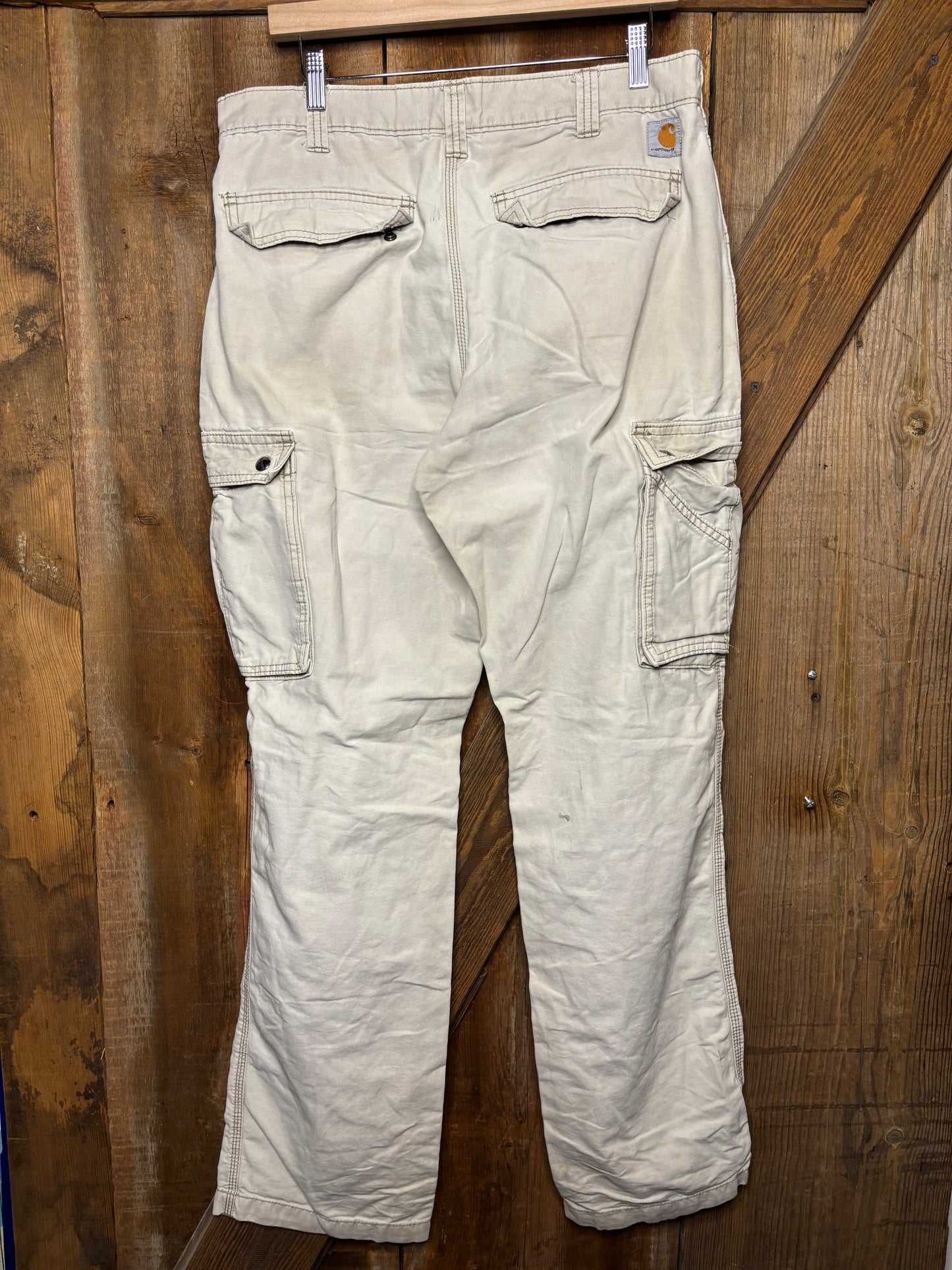 y2k Carhartt Cargo Pants Ecru
