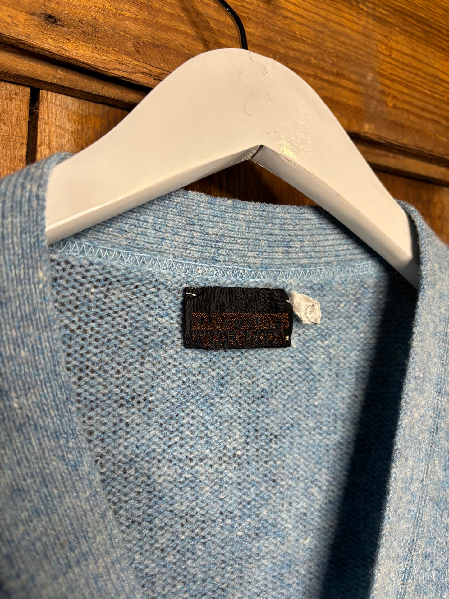 70s Daytons Blue Cardigan Used