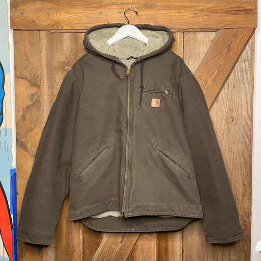 y2k Carhartt Hooded Jacket Brown