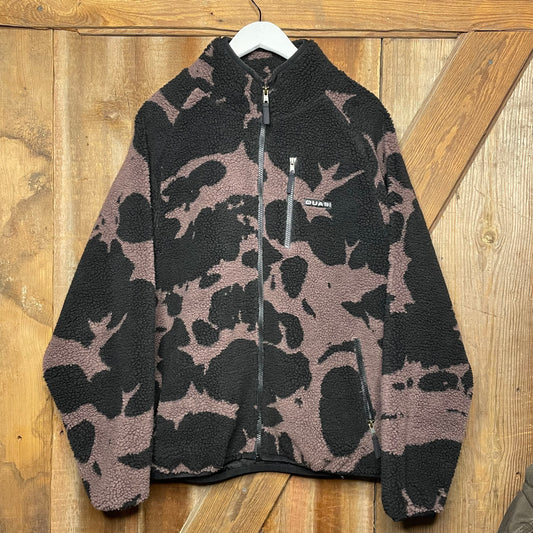 Quasi Mauve Camo Fleece Zip Up