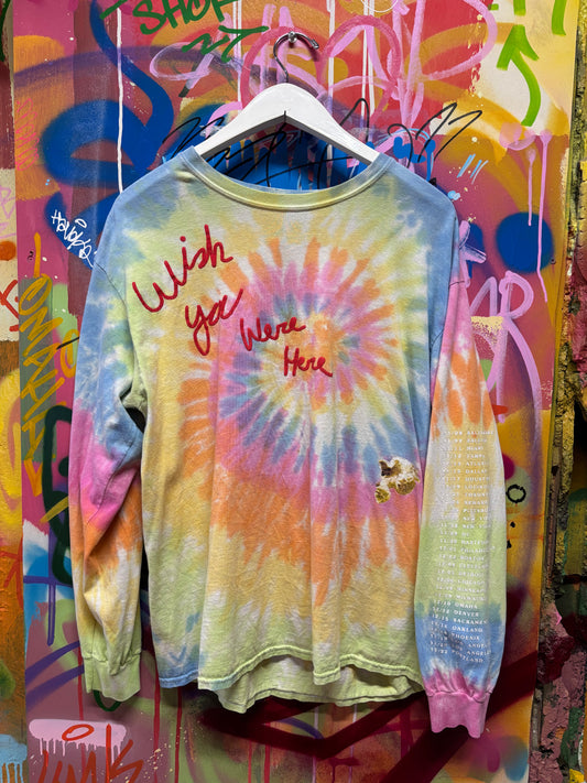Astroworld Rainbow Tie-Dye Tour Tee L