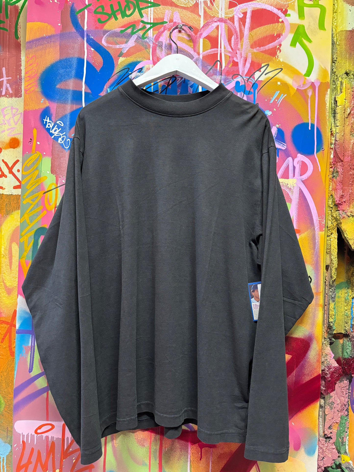 YZY Gap Blank L/S Tee Black L