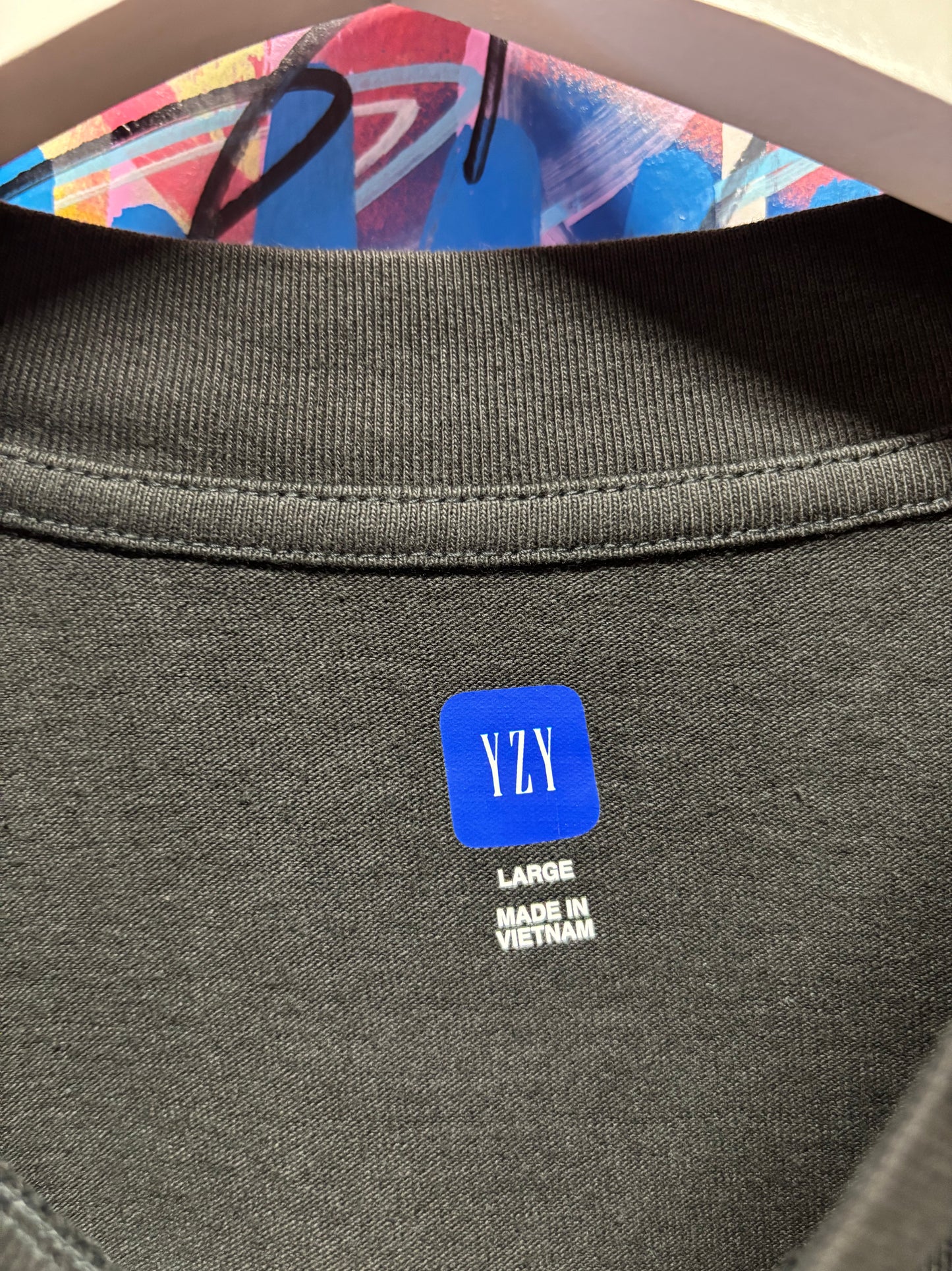 YZY Gap Blank L/S Tee Black L