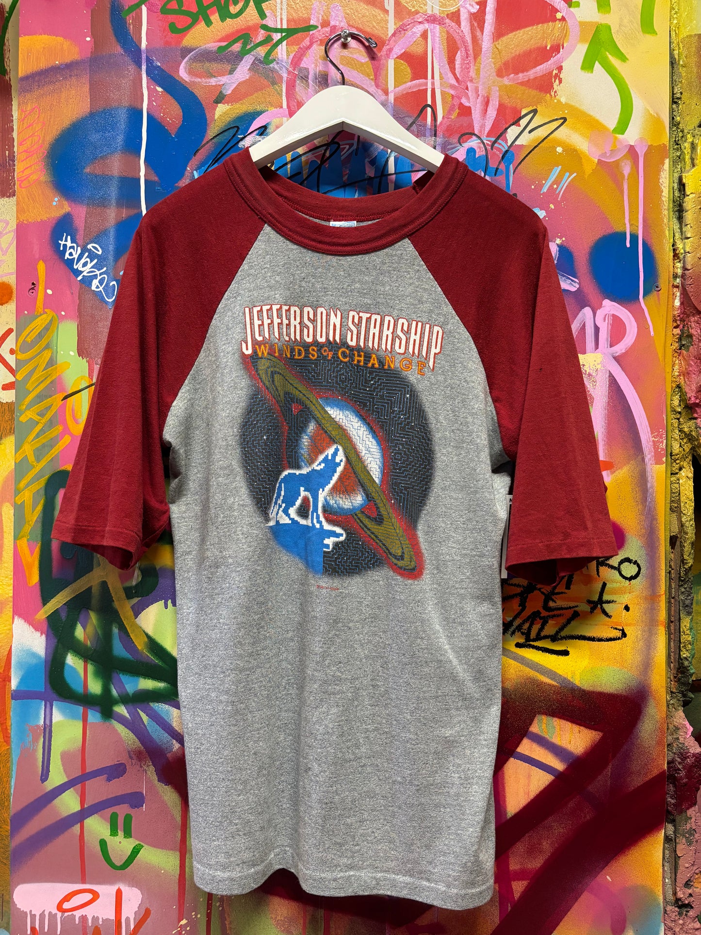 1982 Jefferson Starship 3/4 Sleeve XL