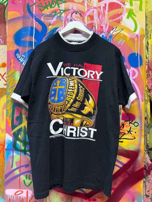 vtg Victory In Christ Double Collar L