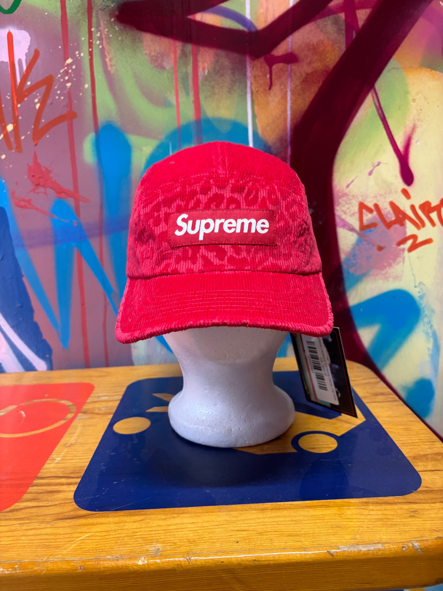 Supreme Leopard Corduroy Camp Cat