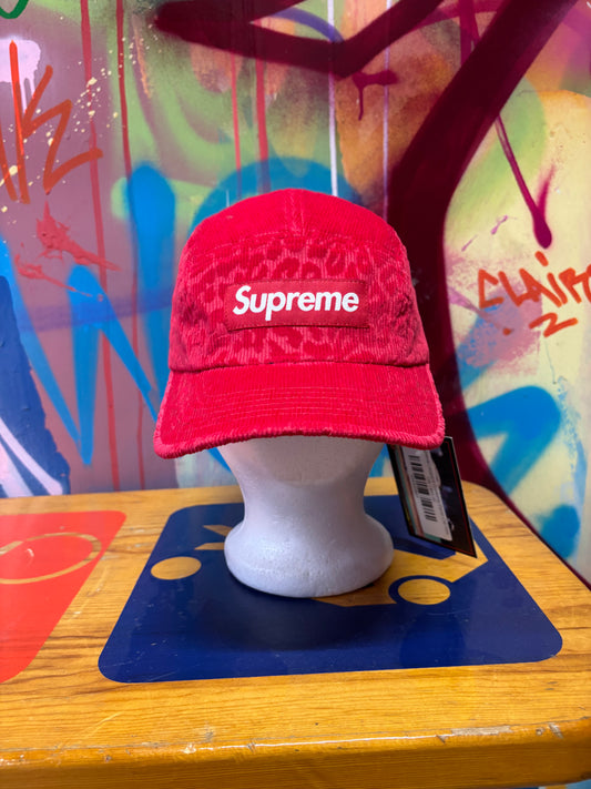 Supreme Leopard Corduroy Camp Cat New