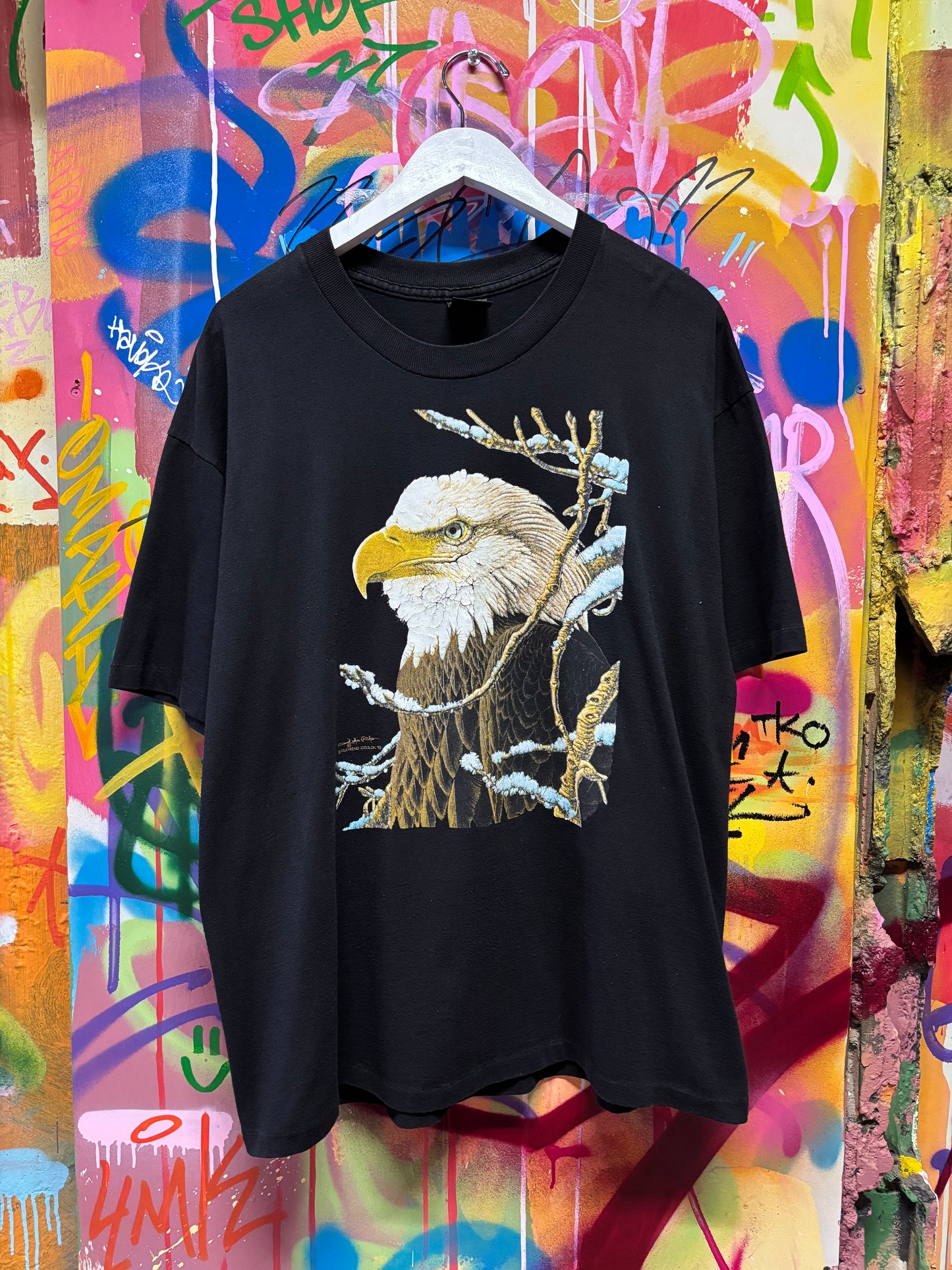 vtg Eagle Tee L