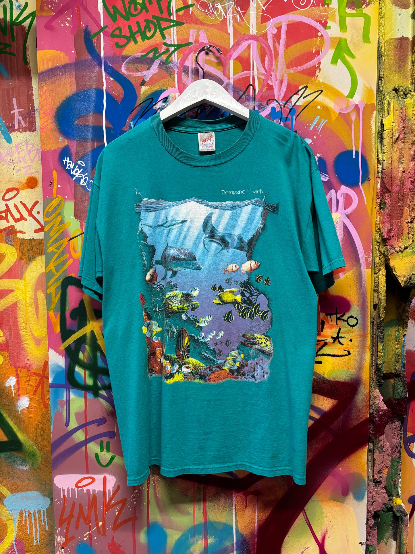 vtg Pompano Nature Scene L