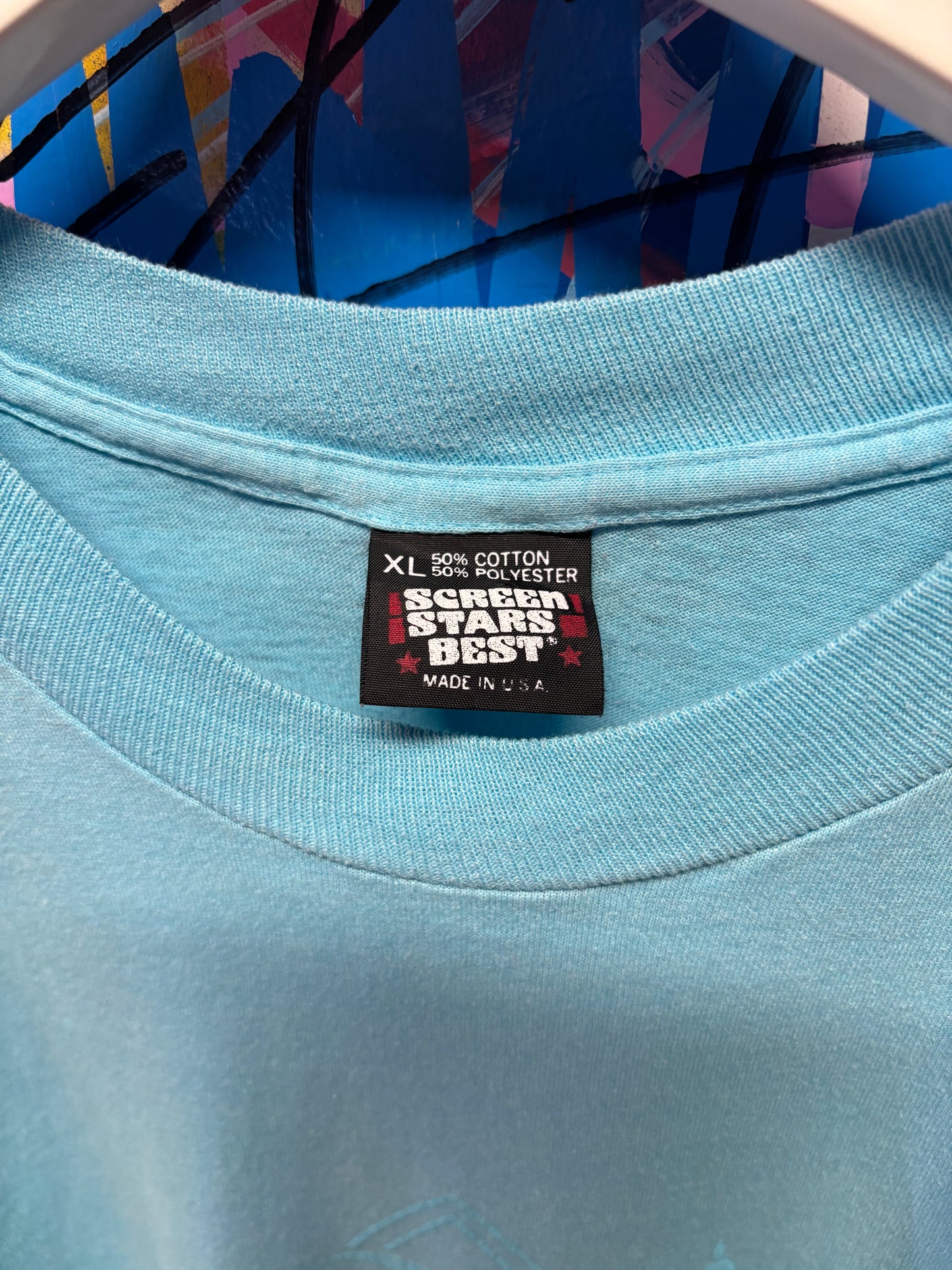 vtg Nashville Blue Tee XL