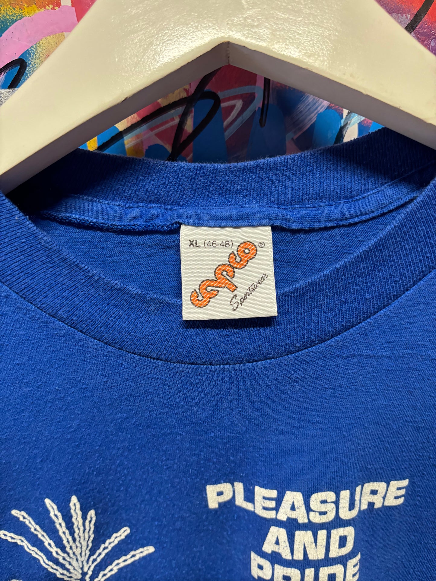 vtg Pioneer Statue of Liberty Tee XL