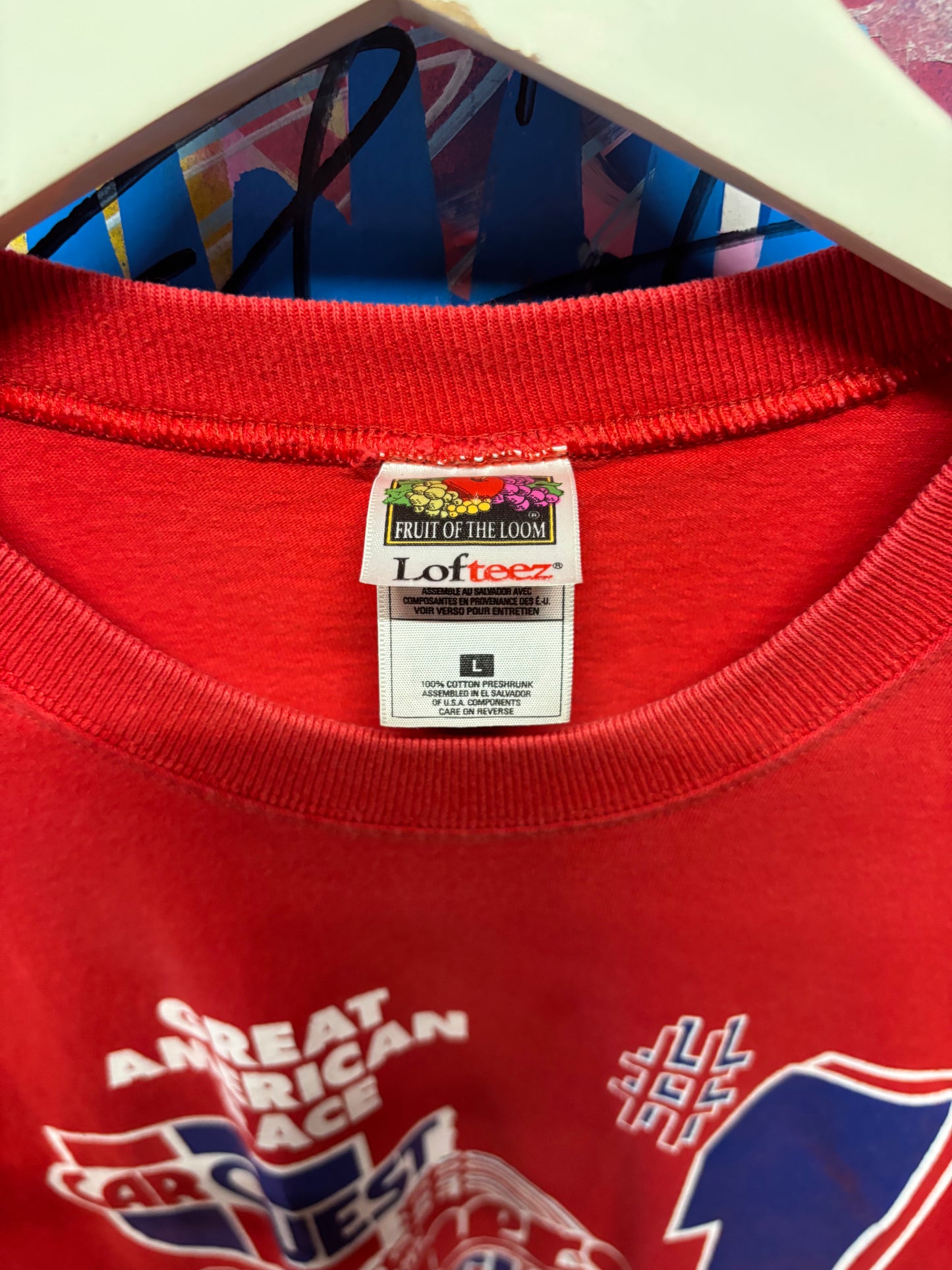 vtg '98 CarQuest Winners Circle Tee L