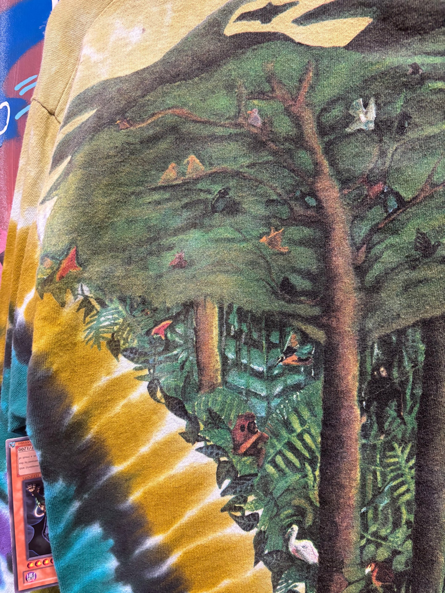 vtg 1990 Liquid Blue Elephant Tee L (fits M)