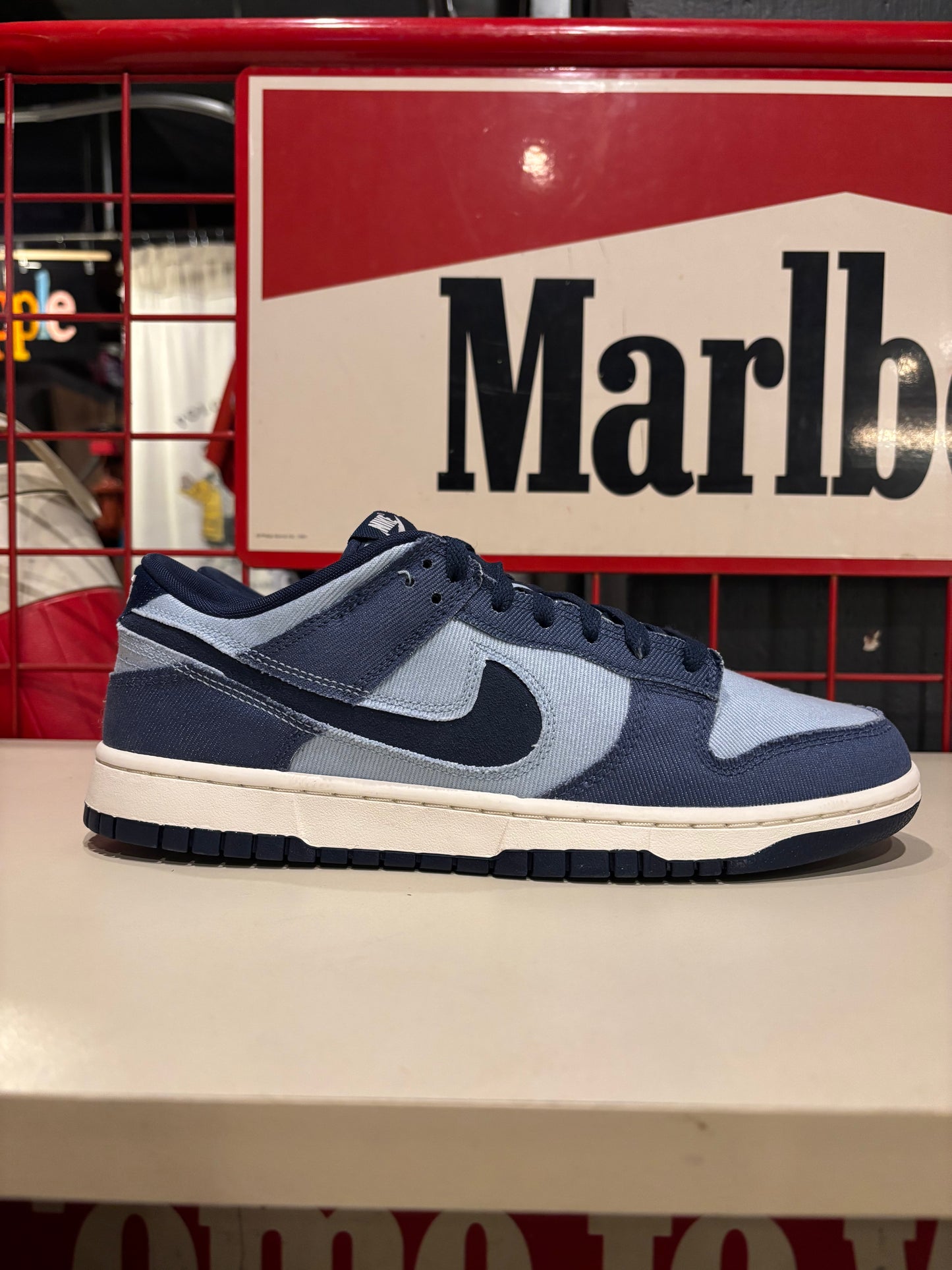 Nike Dunk Armory Blue Denim Used Rep Box