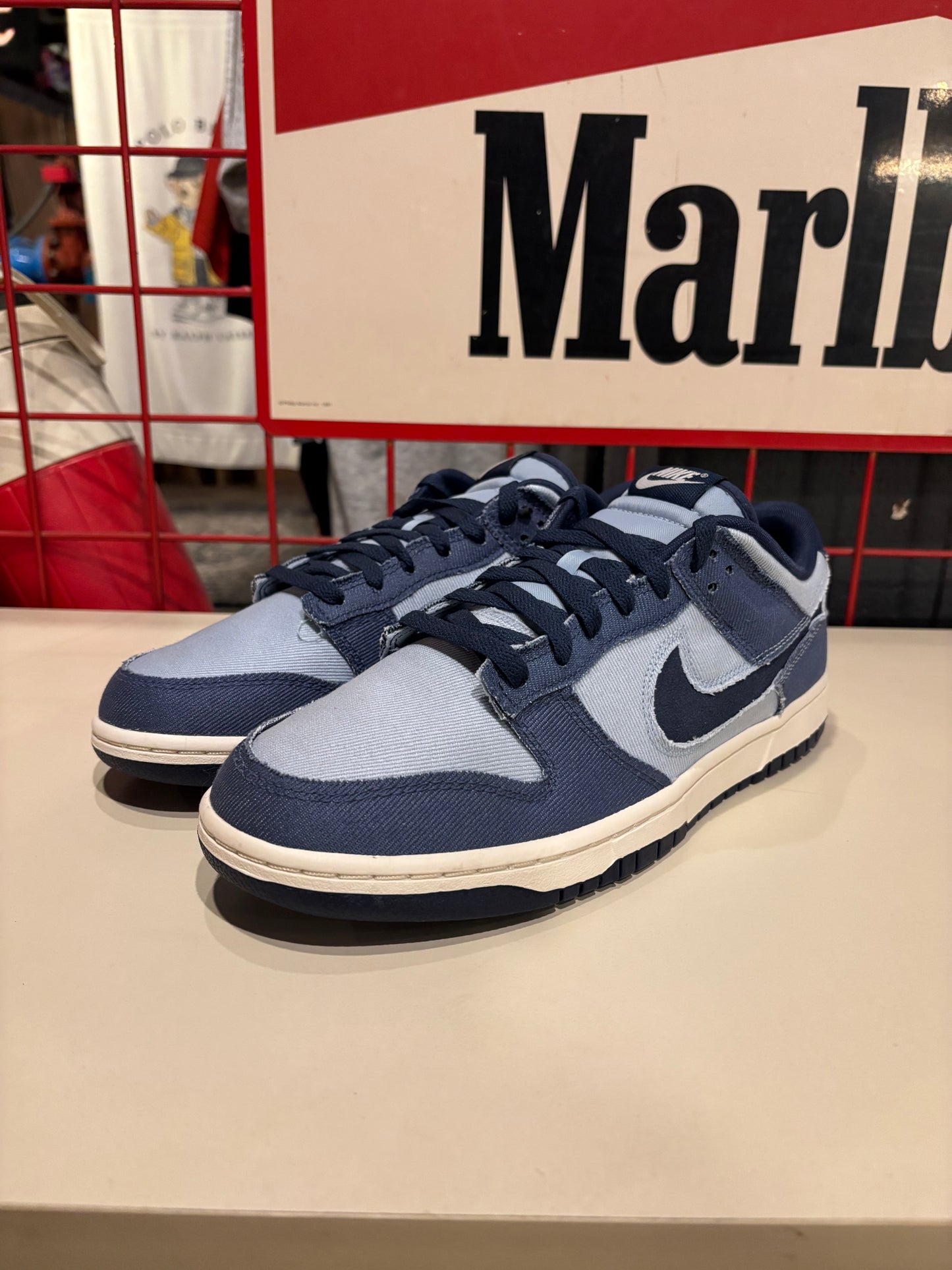 Nike Dunk Armory Blue Denim Used Rep Box