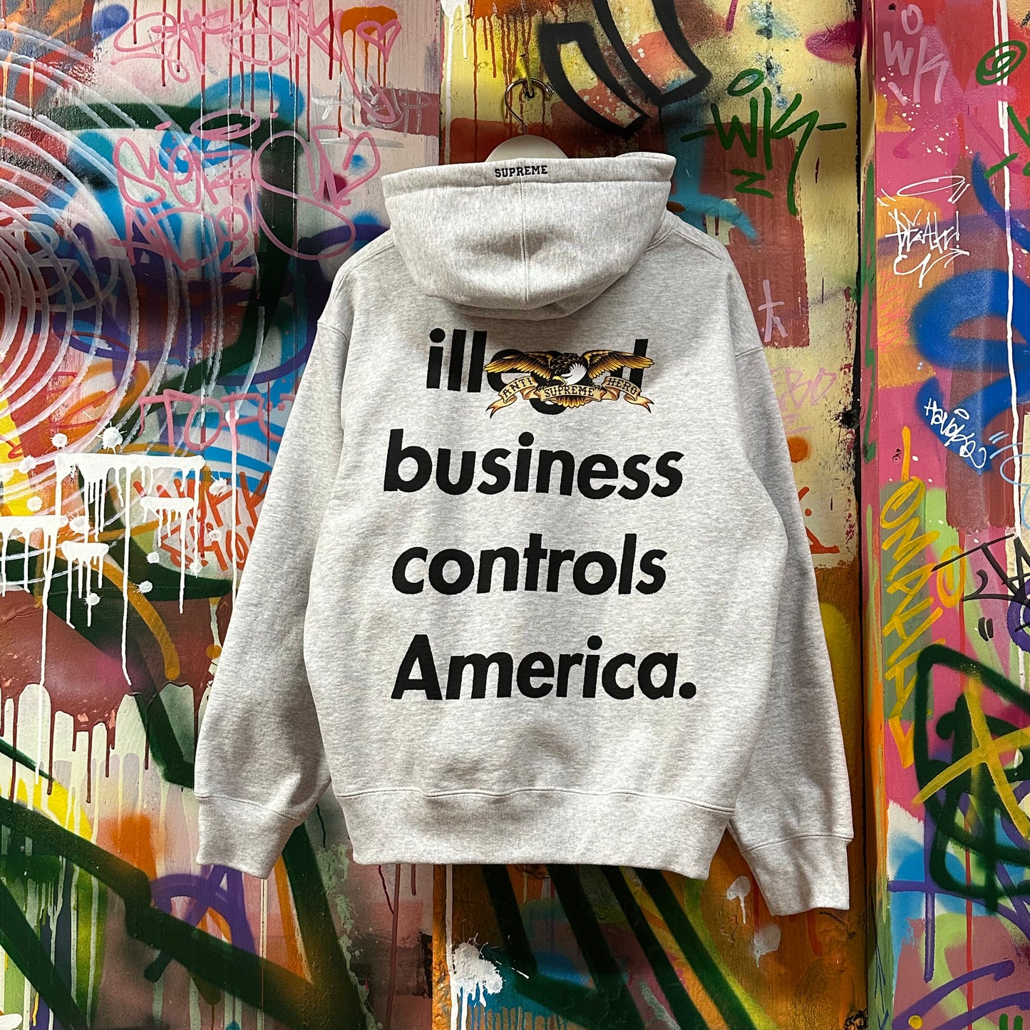 Supreme Illegal Business Anti Hero Hoodie
