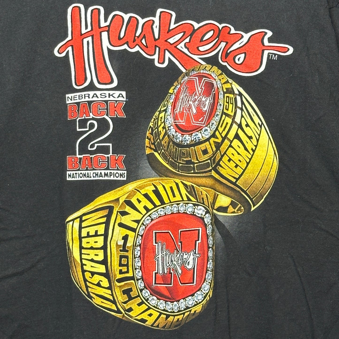 1995 Huskers B2B Champ\ Rings