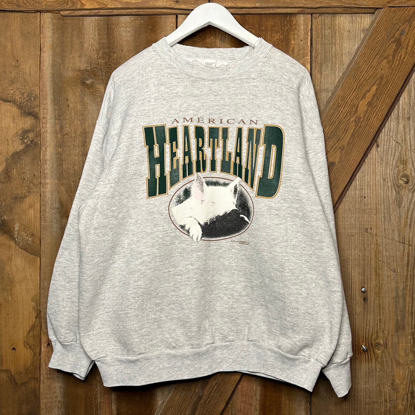 90s American Heartland Pig Crewneck