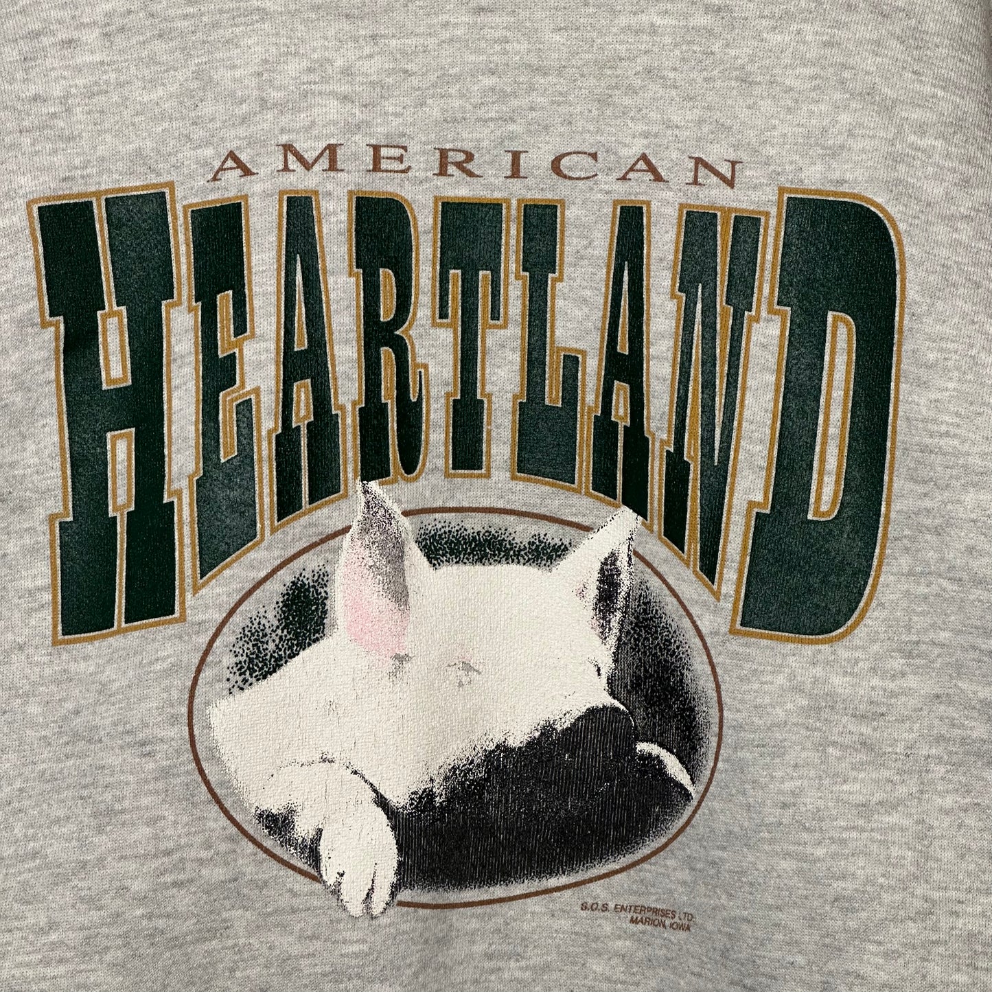 90s American Heartland Pig Crewneck