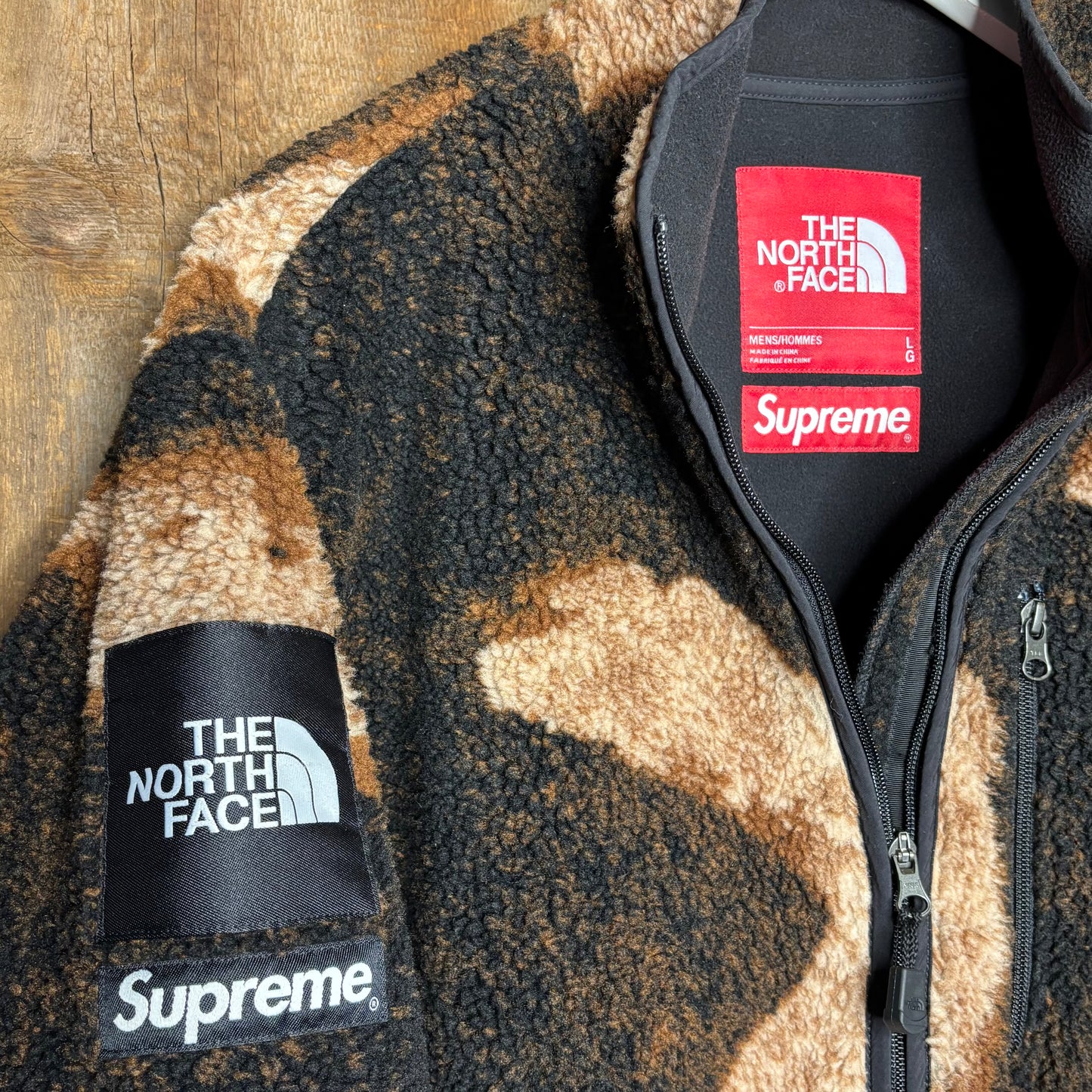Supreme The North Face Bleached Sherpa