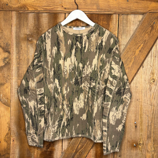 No Maintenance Waffle Thermal Long Sleeve Camo