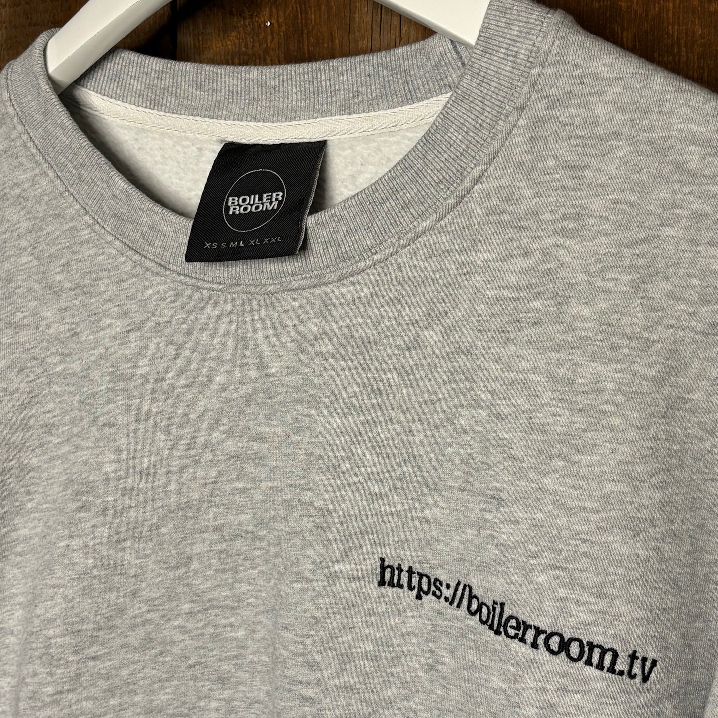 Boiler Room Website Crewneck