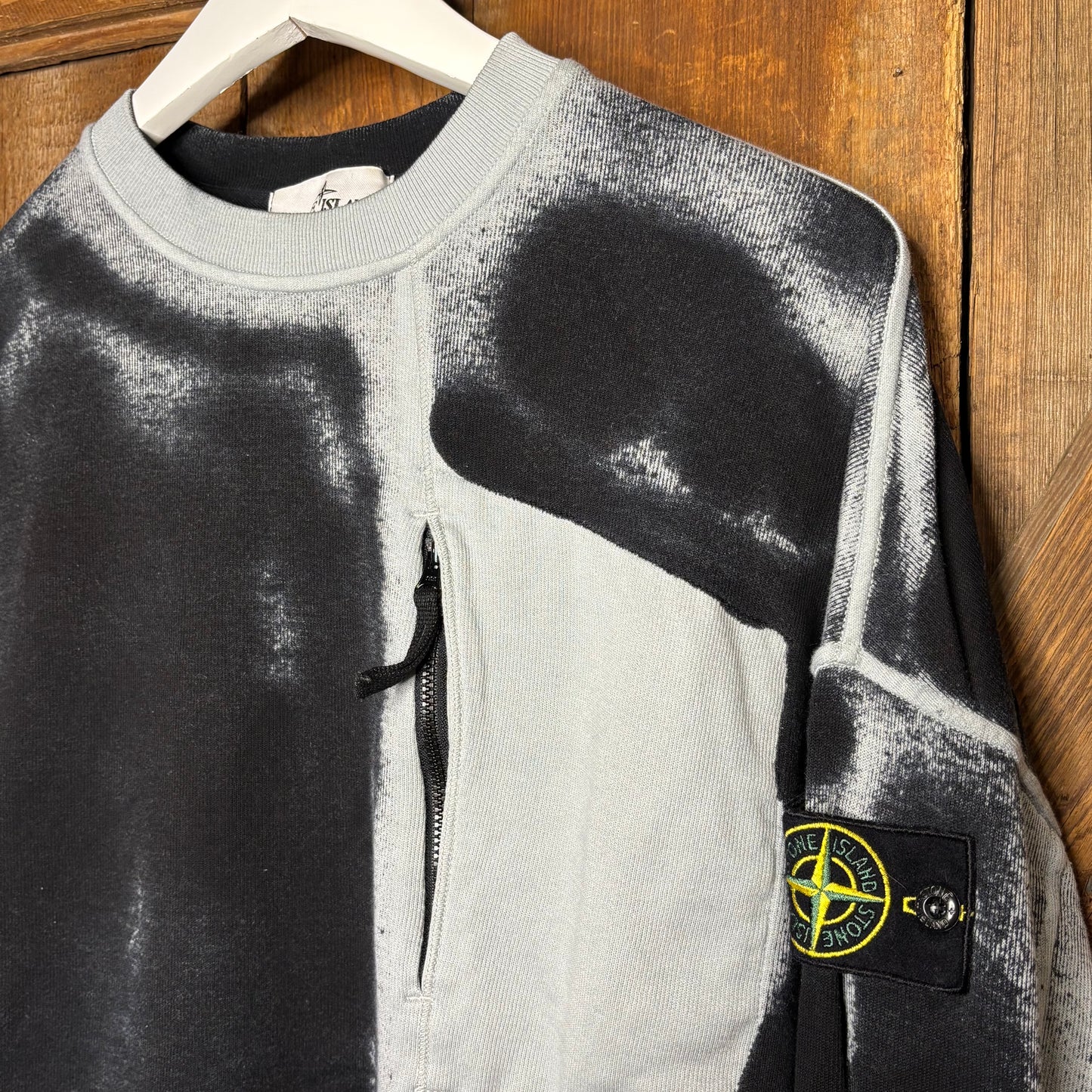 Stone Island Paint Splatter Crewneck