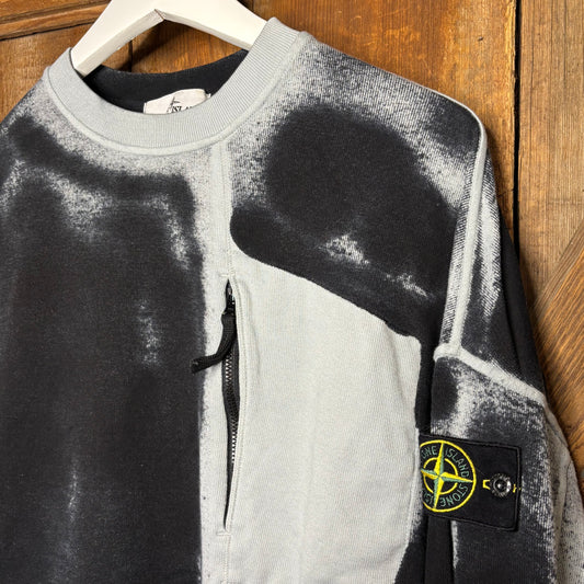 Stone Island Paint Splatter Crewneck