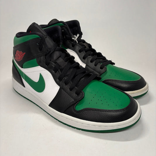 AJ1 Mid Green Toe Sz 12.5