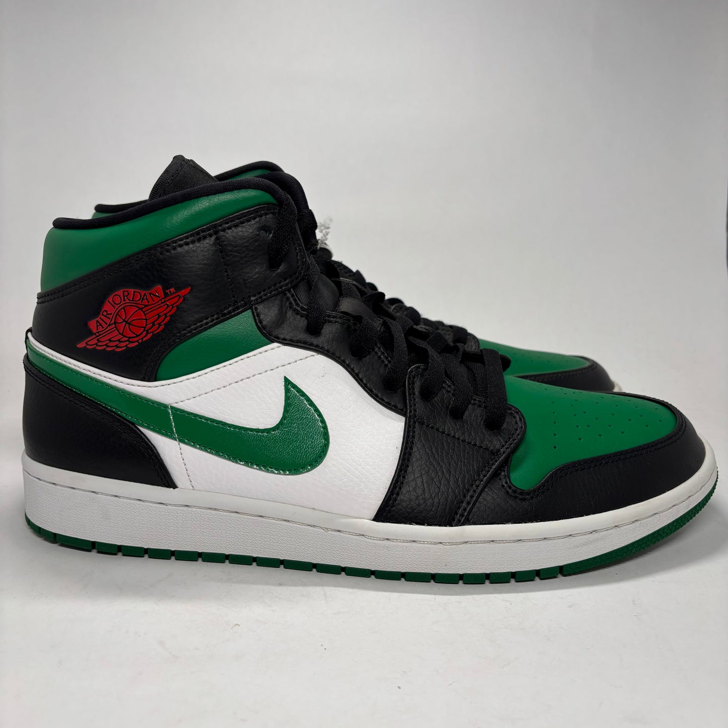 AJ1 Mid Green Toe Sz 12.5