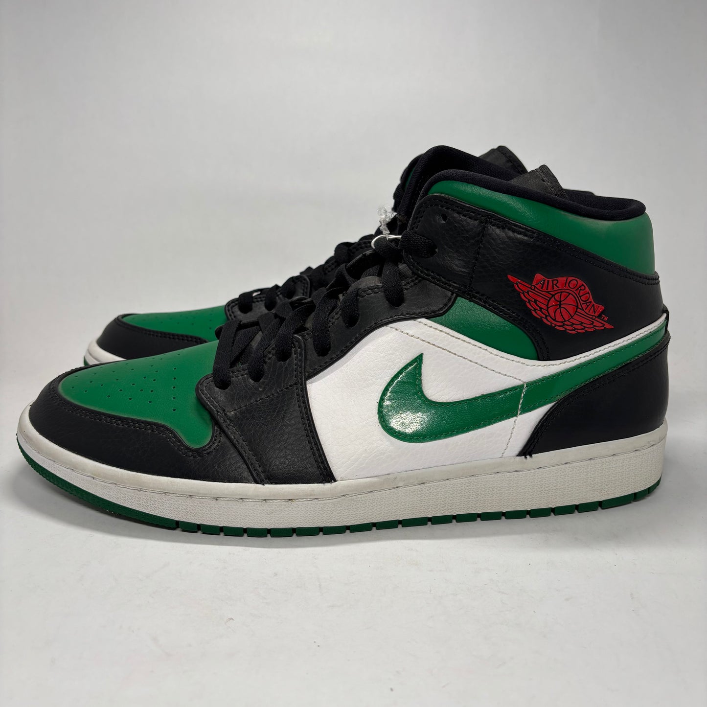 AJ1 Mid Green Toe Sz 12.5
