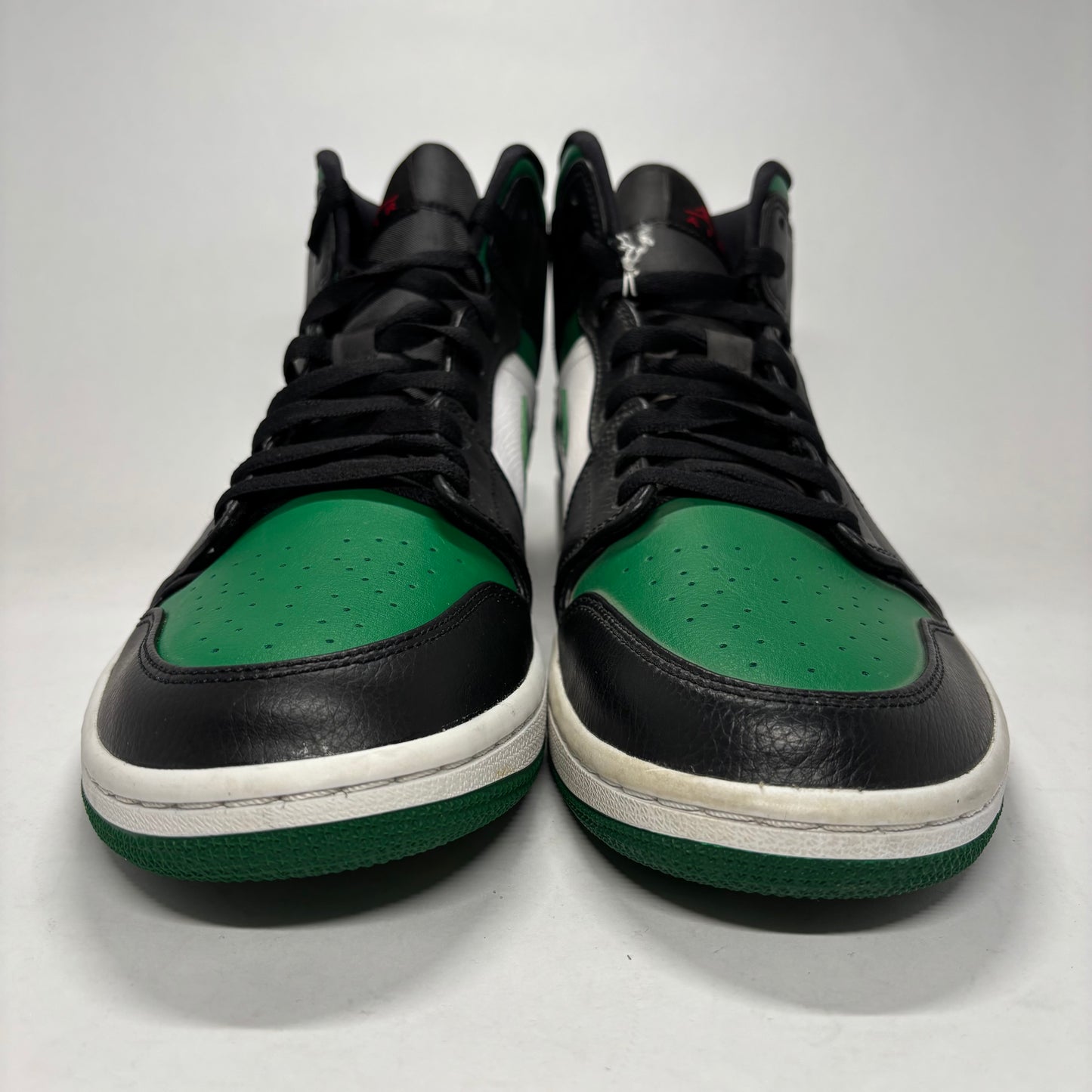 AJ1 Mid Green Toe Sz 12.5