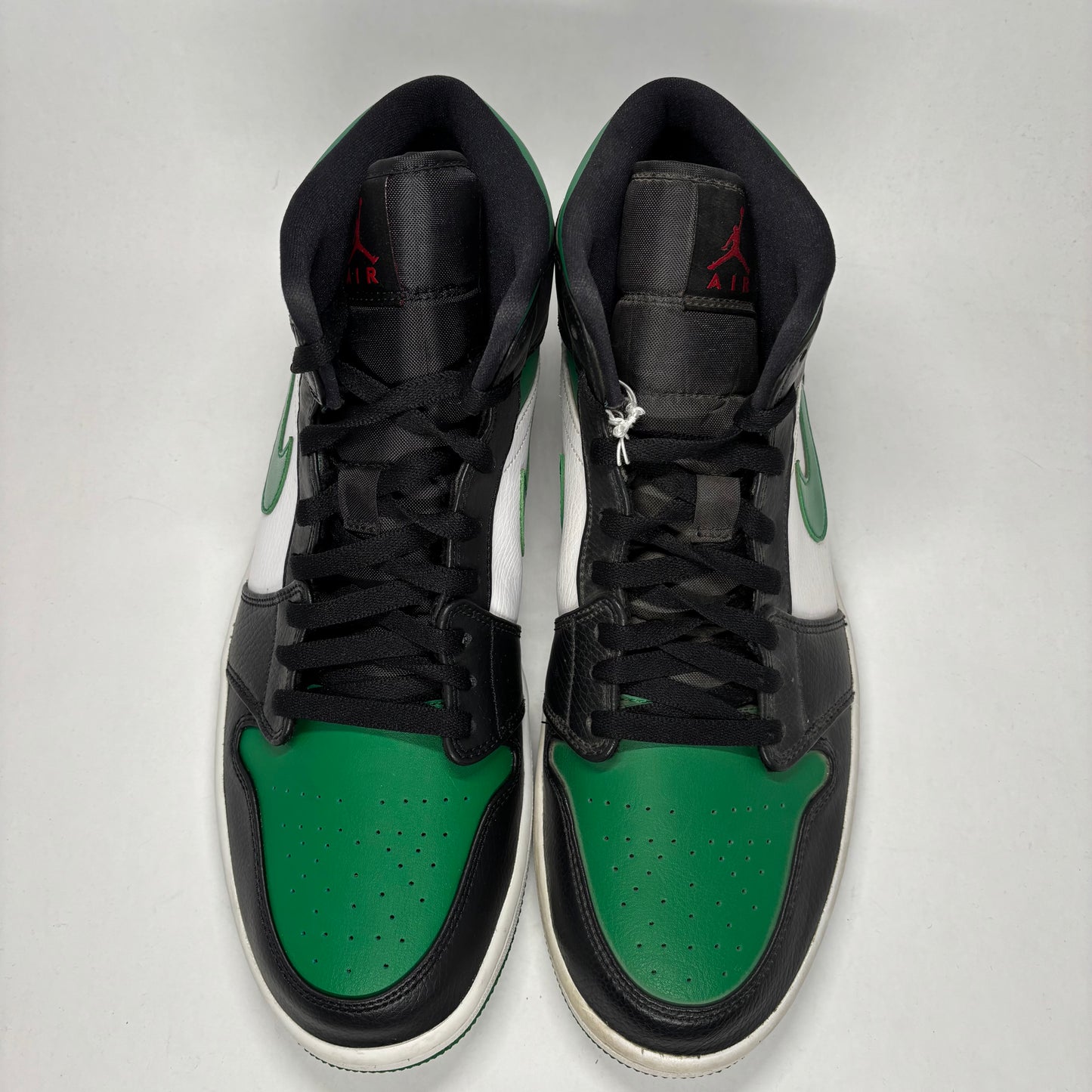 AJ1 Mid Green Toe Sz 12.5