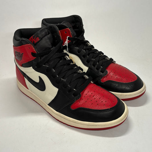 Jordan 1  Bred Toe  Used
