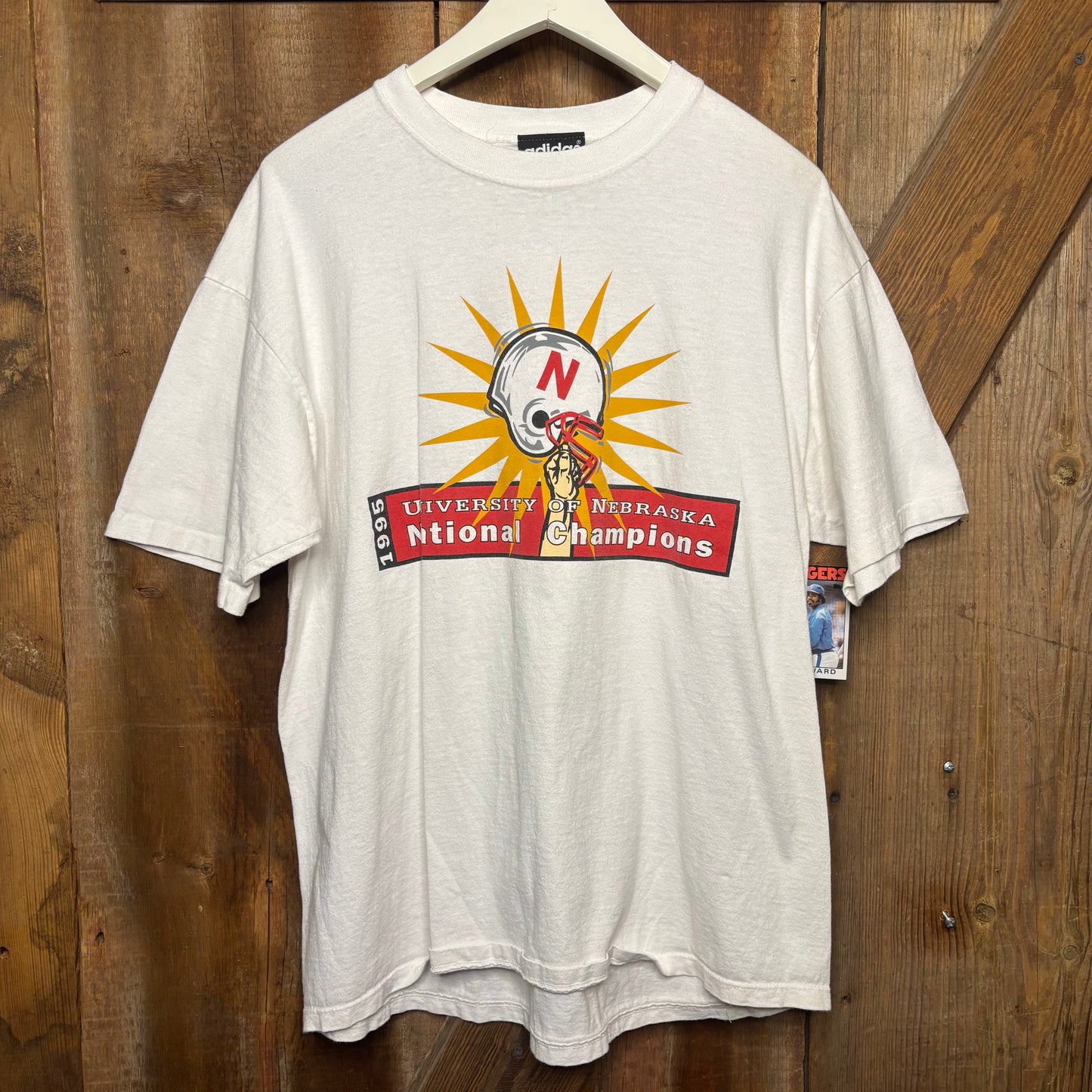 1995 Nebraska Champs Adidas