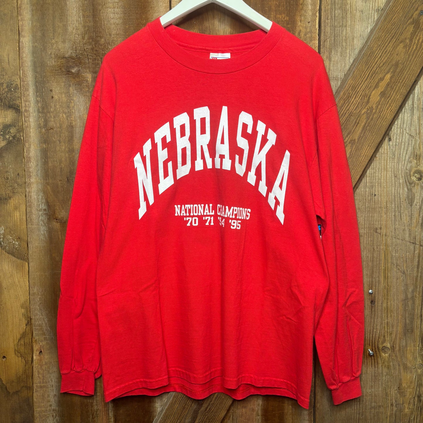 1995 Nebraska Arch Logo Tee 70-95