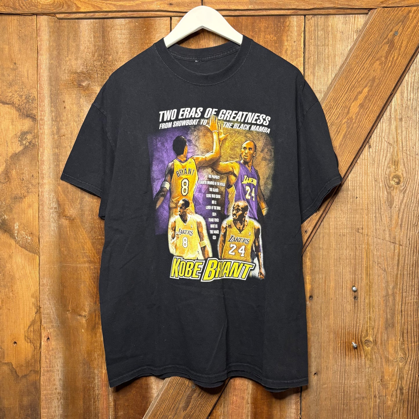 y2k Kobe Bryant Rap Tee