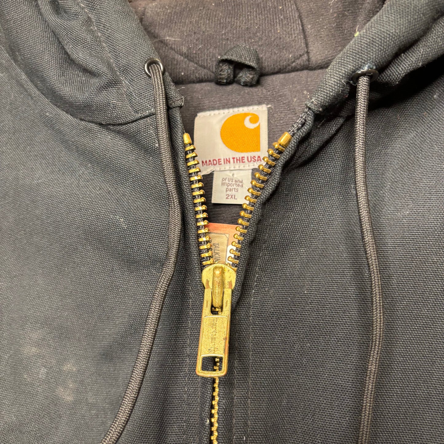 vtg Carhartt Quilted Work Jacket  Used
