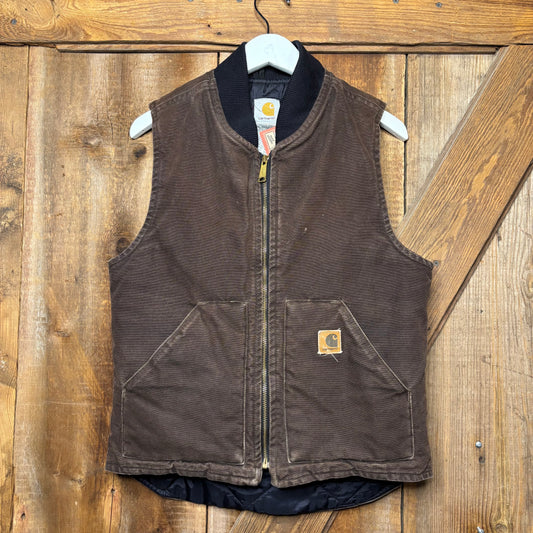 vtg Carhartt Faded Vest Used