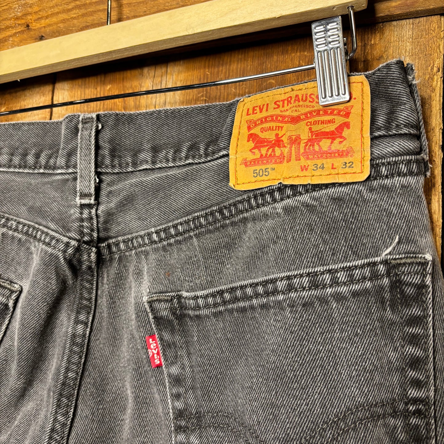 y2k  Levis 505 Grey 34 x 32