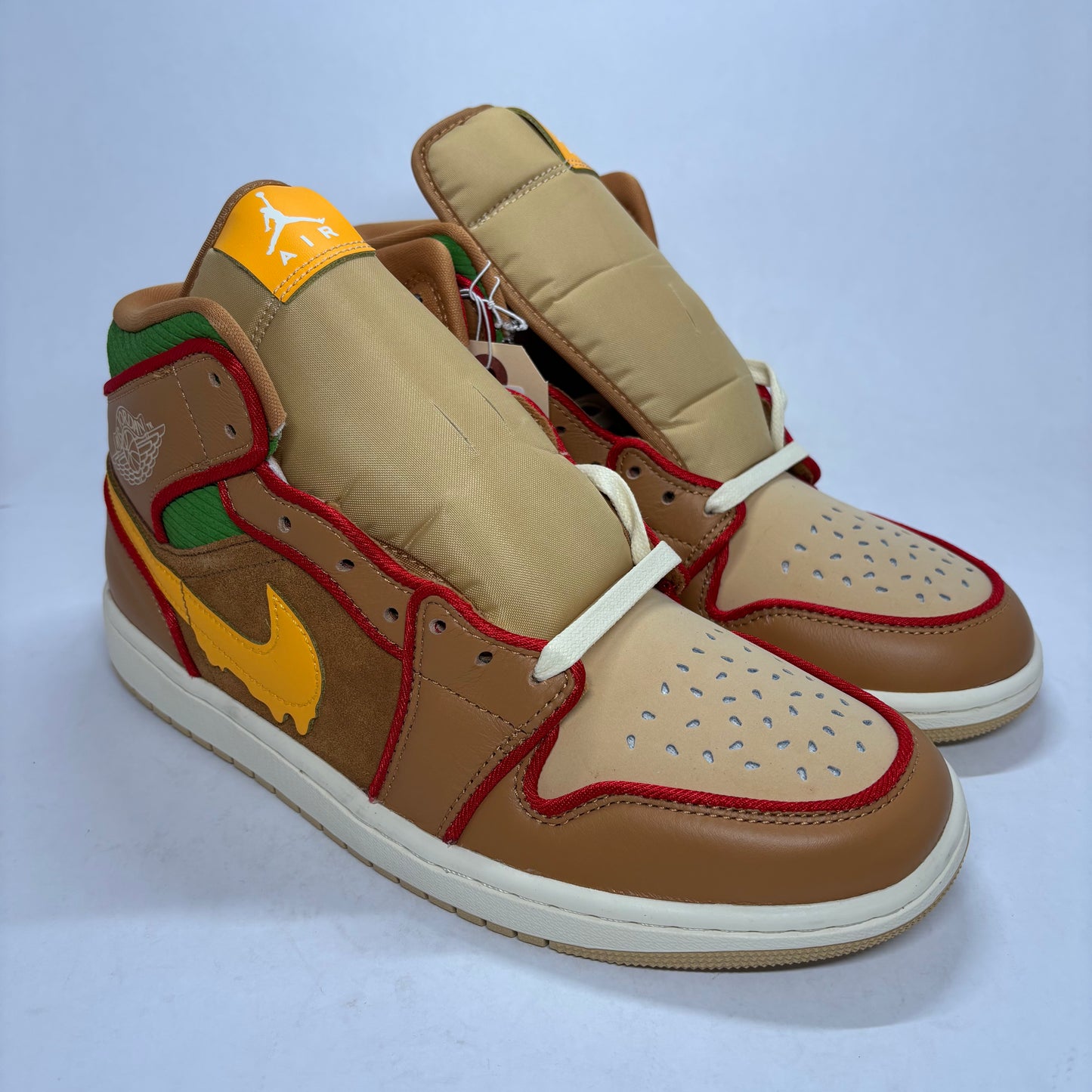 Jordan 1 Mid  Cheeseburger  DS
