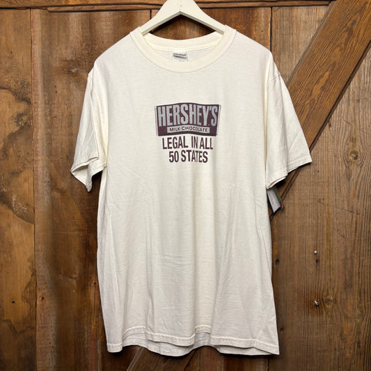 vtg Hersheys Tee L