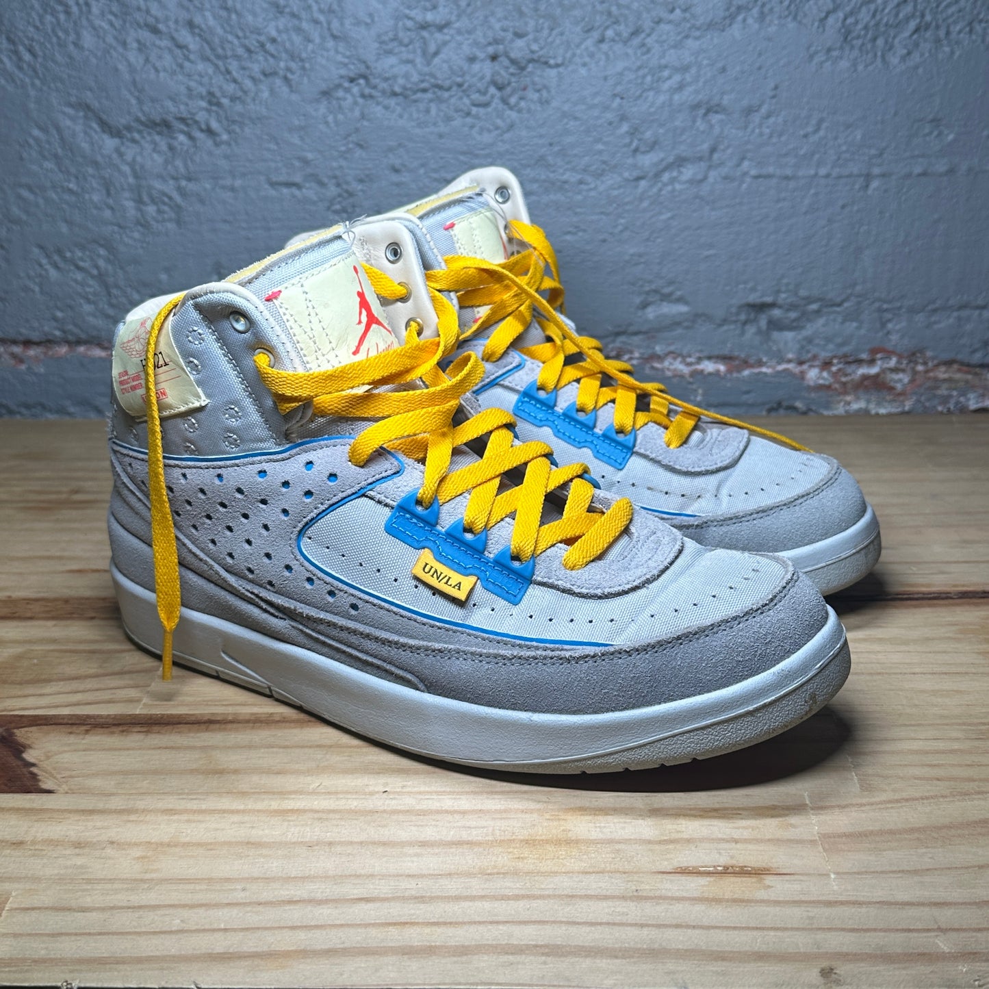 Jodan 2 Union Grey Fog  Used