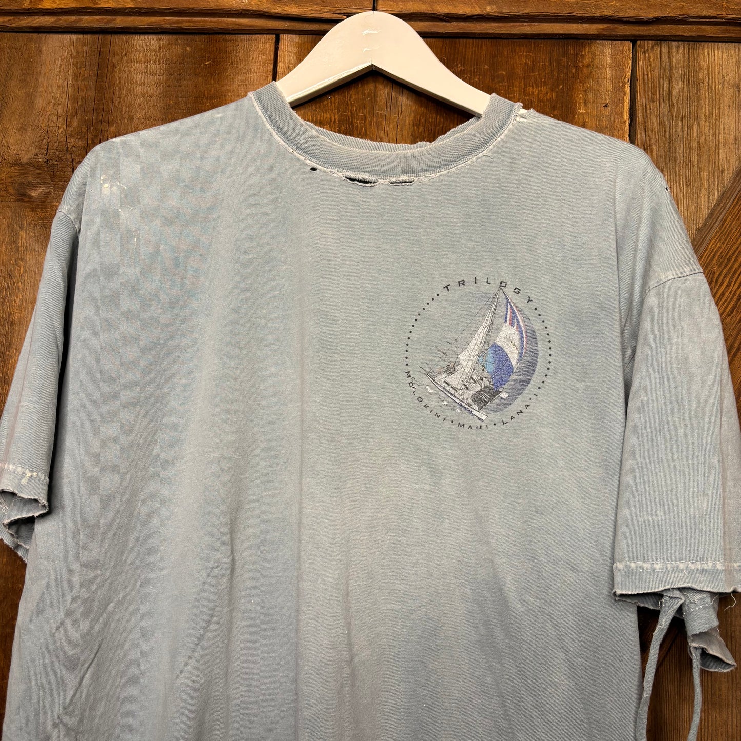 vtg Trilogy Boat Hawaii